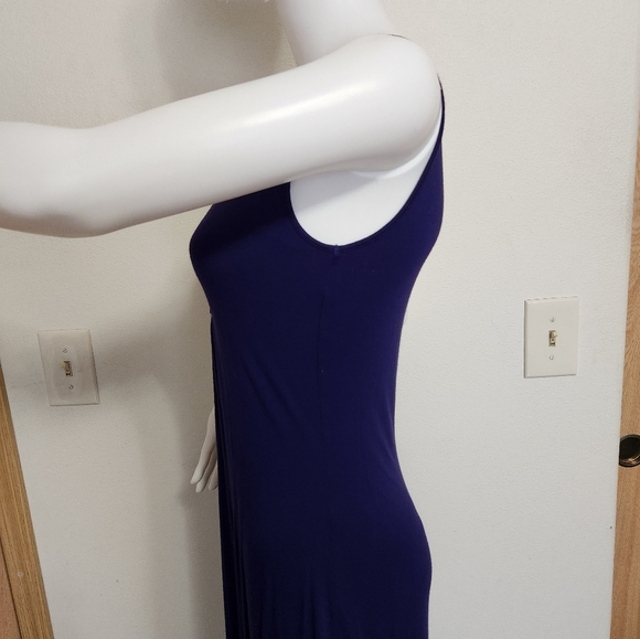 Navy blue Cable & Gauge maxi dress size xs - Picture 5 of 10